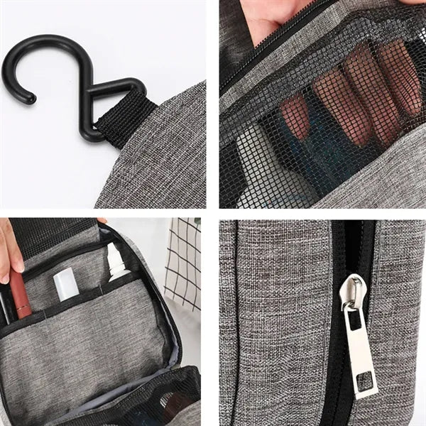 Hanging Travel Toiletry Bag with Compartments