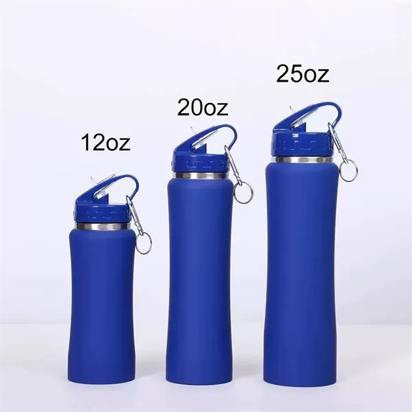 25oz Insulated Steel Water Bottle With Straw Lid