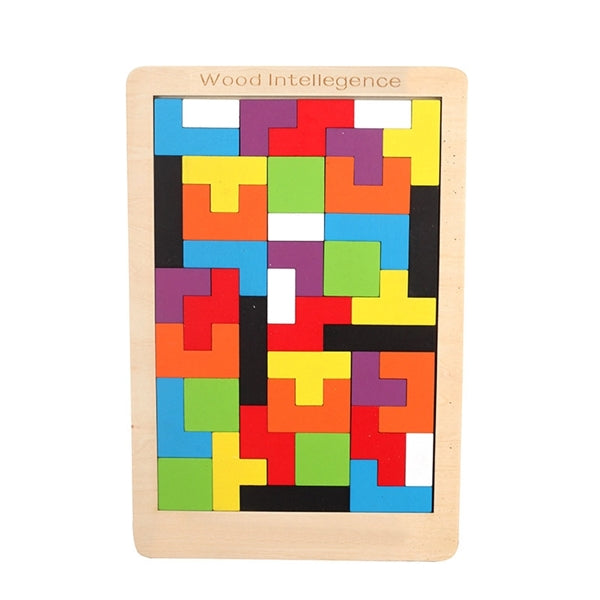 Wooden Tetris Puzzle