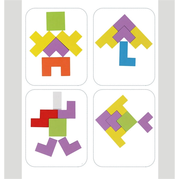 Wooden Tetris Puzzle