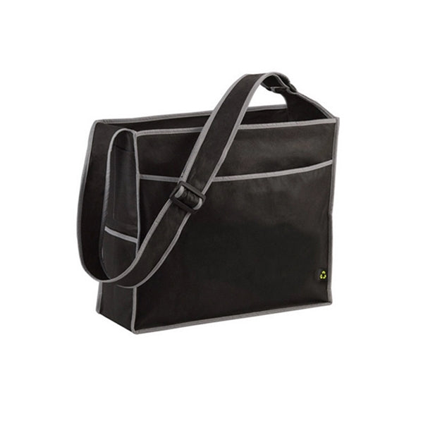 Exhibition Non-woven Recycled Shoulder Bag With Front And Si