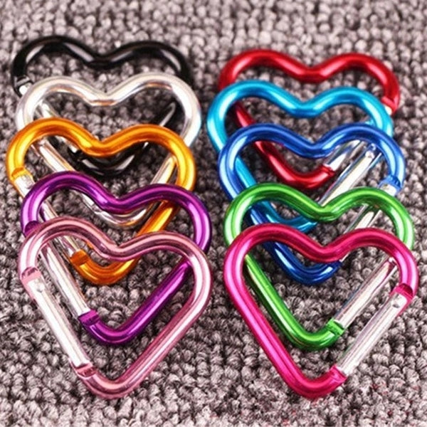 Heart Shape Aluminum Carabiner