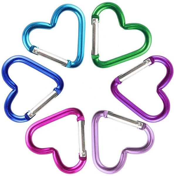 Heart Shape Aluminum Carabiner
