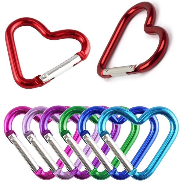Heart Shape Aluminum Carabiner