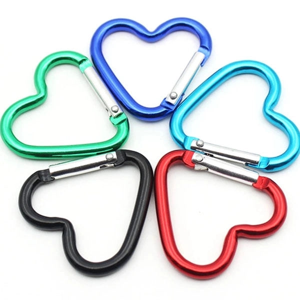 Heart Shape Aluminum Carabiner