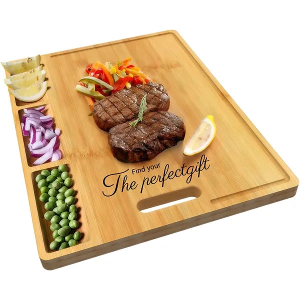 Bamboo Cutting Board And Cheese Serving Dish