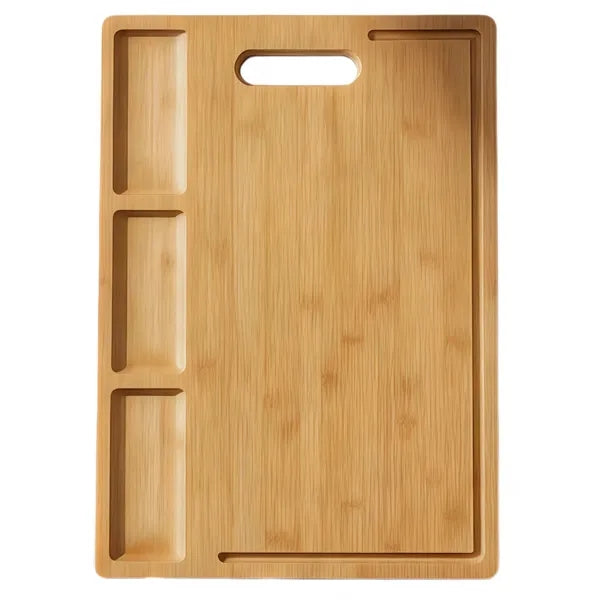 Bamboo Cutting Board And Cheese Serving Dish