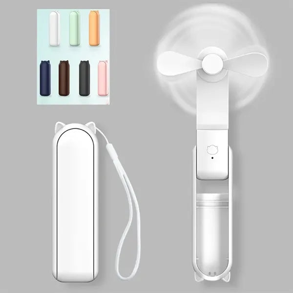 USB Rechargeable Handheld/Table Fan Power Bank