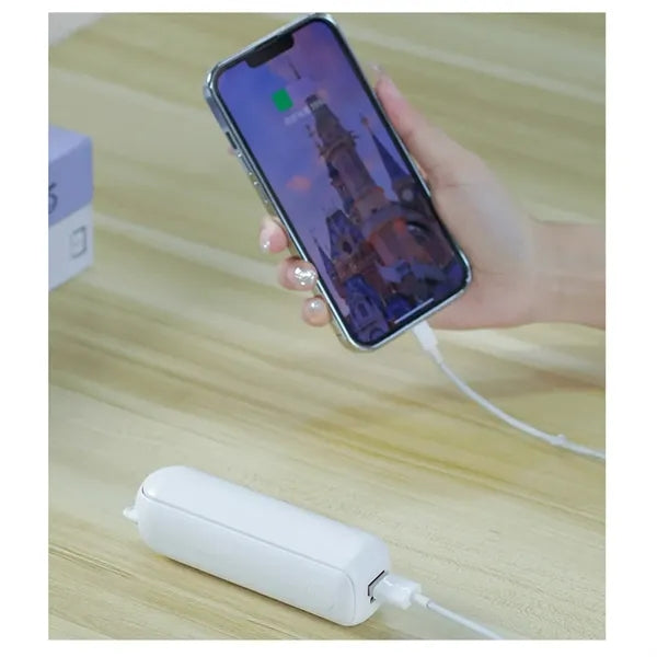 USB Rechargeable Handheld/Table Fan Power Bank