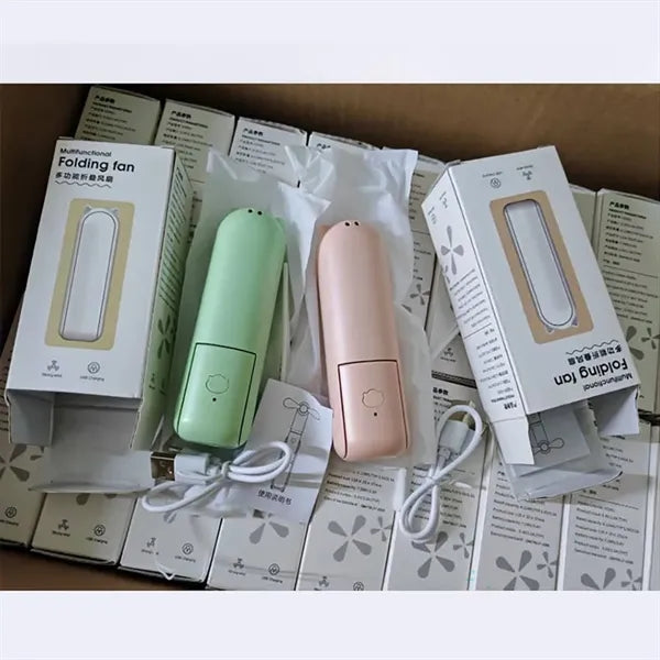 USB Rechargeable Handheld/Table Fan Power Bank