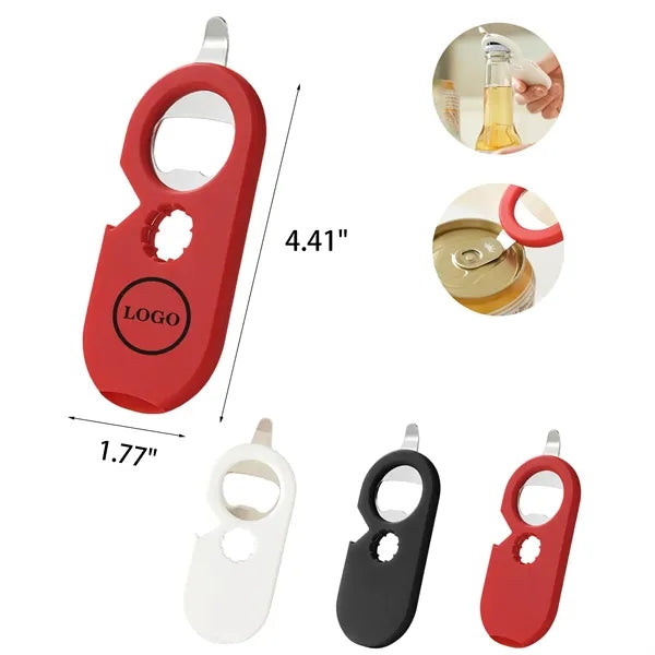 5 In 1 Multi-Functional Magnetic Bottle Opener