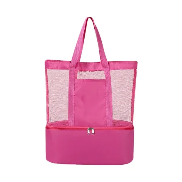 Waterproof Beach Tote Bag With Cooler Compartment
