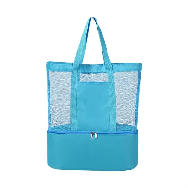 Waterproof Beach Tote Bag With Cooler Compartment
