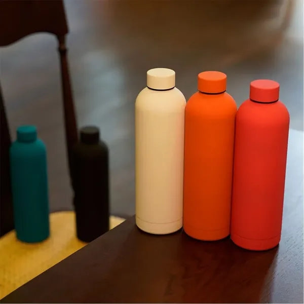 17 Oz Compact Stainless Steel Water Bottle