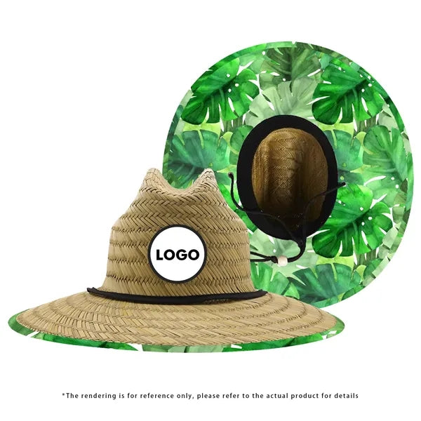 Wide Brim Lifeguard Beach Sun Straw Hat