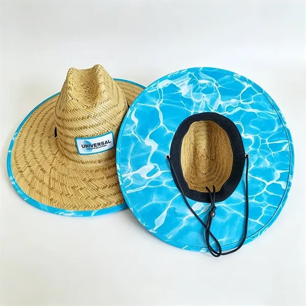 Wide Brim Lifeguard Beach Sun Straw Hat
