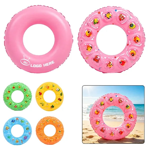 19.69 Inch Outer Diameter Children Inflatable Swimming Ring