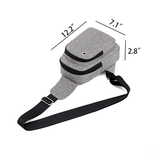 Slim Oxford Crossbody Sling Bag
