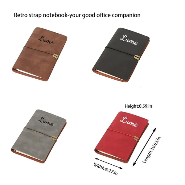 Vintage Leather Refillable Journal Notebook