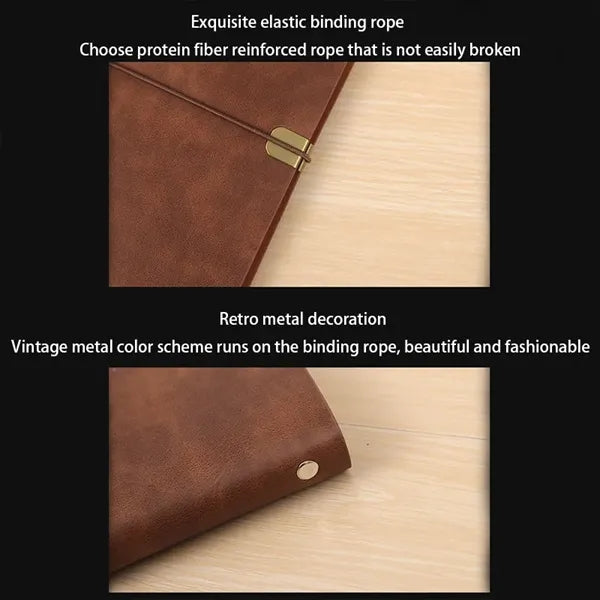 Vintage Leather Refillable Journal Notebook