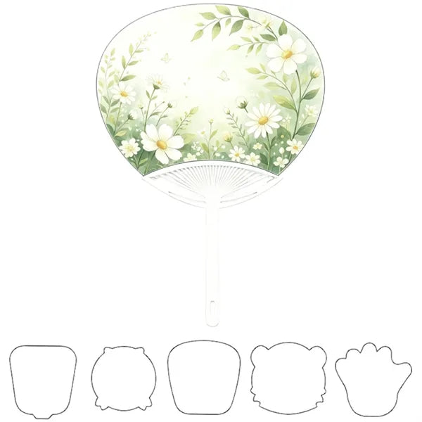 Full-Color Double-Sided Printed Plastic Fan