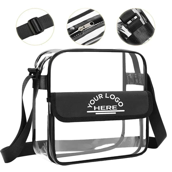 PVC Clear Crossbody Sling Bag