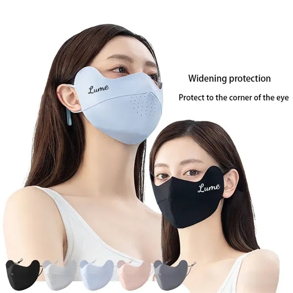 Silk Sun Protection Mask Breathable UV Blocking Face Cover