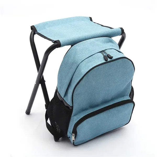 Storage Backpack with Foldable Stool