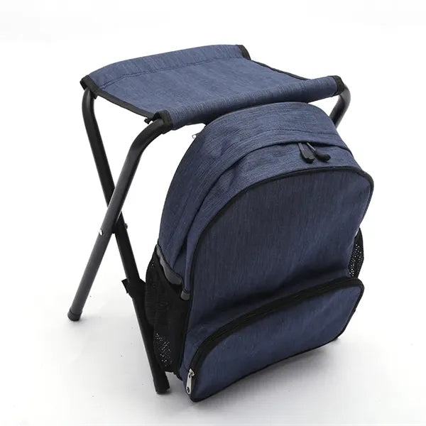 Storage Backpack with Foldable Stool