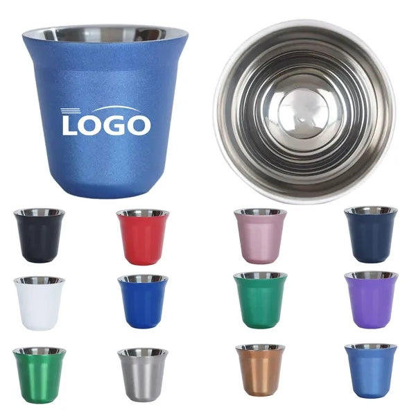 5.4Oz 304 Stainless Steel Double-Wall Insulated Coffee Mug