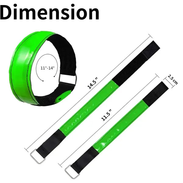 Running walking cycling rechargeable LED light up armband