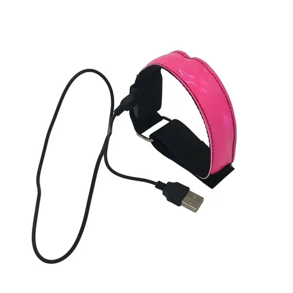 Running walking cycling rechargeable LED light up armband
