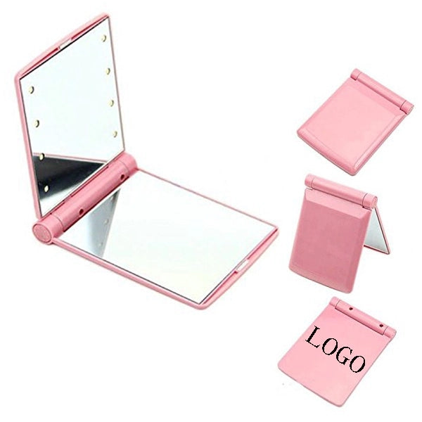 LED Compact Makeup Mirror