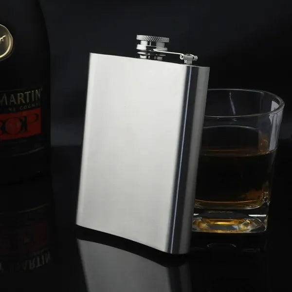 Flat Wine Bottle