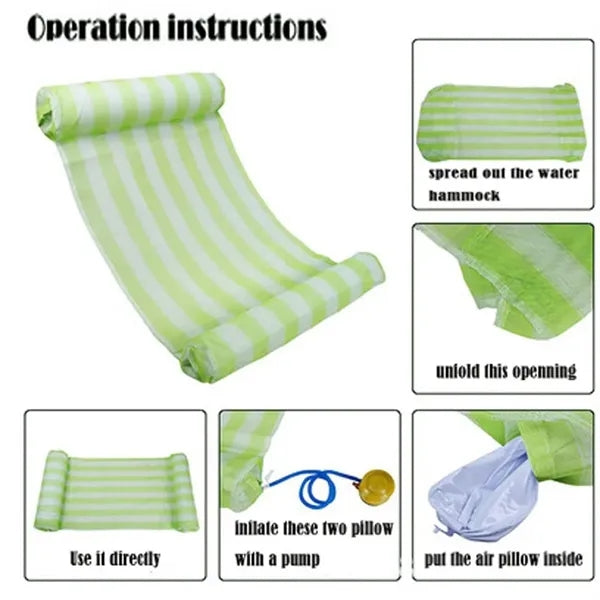 Inflatable Floating Bed Hammock