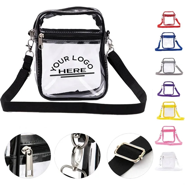 Clear PVC Crossbody Sling Storage Bag