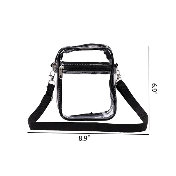 Clear PVC Crossbody Sling Storage Bag