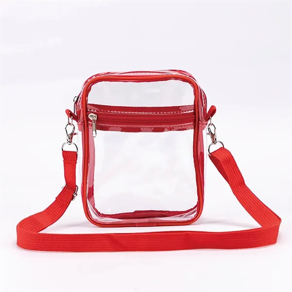 Clear PVC Crossbody Sling Storage Bag