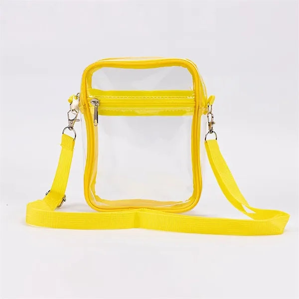 Clear PVC Crossbody Sling Storage Bag