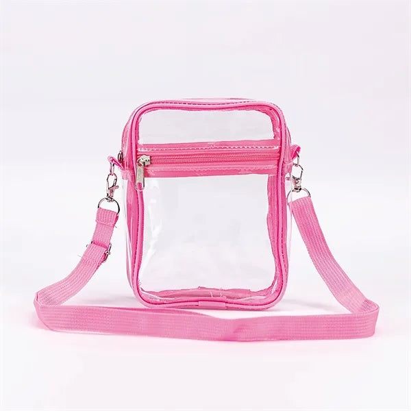 Clear PVC Crossbody Sling Storage Bag