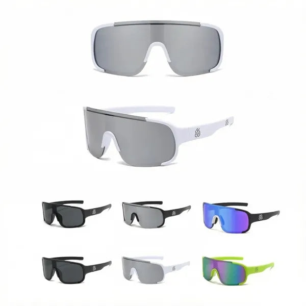 Goggles with customizable logo available