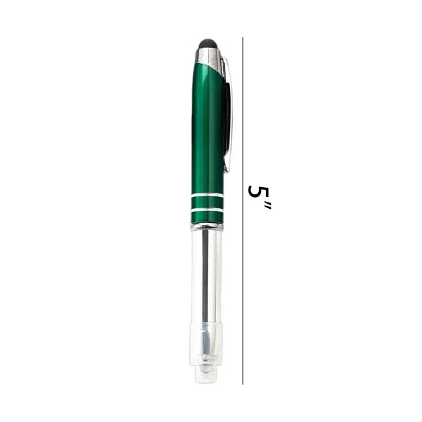 3 in 1 Stylus LED Light Ballpoint Pen