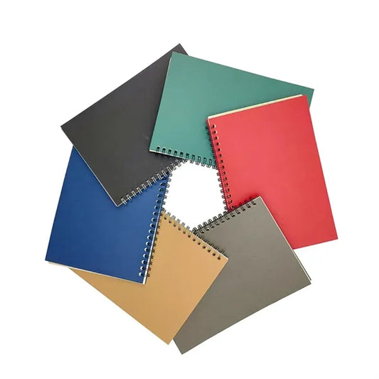 Spiral Notebook Kraft Paper Cover