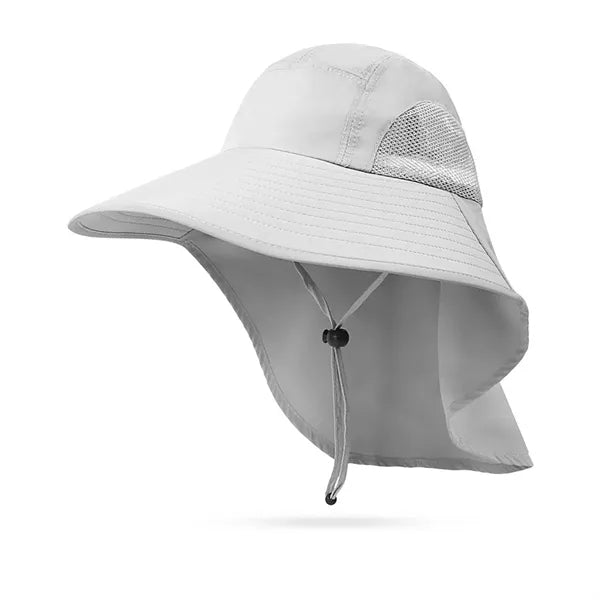 Adjustable Sun Hat with Neck Flap