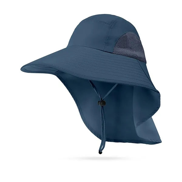Adjustable Sun Hat with Neck Flap