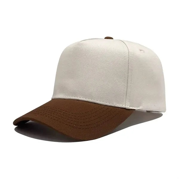 Cotton Breathable Adult Oversized Baseball Caps Five Panels