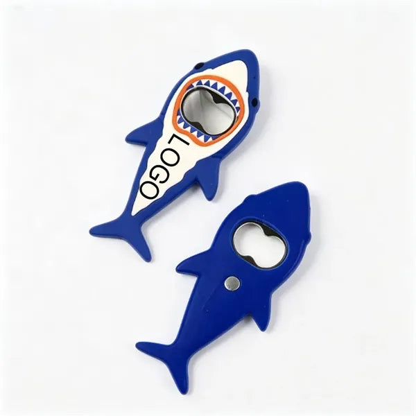 Shark Beer Bottle Opener Refrigerator Magnet