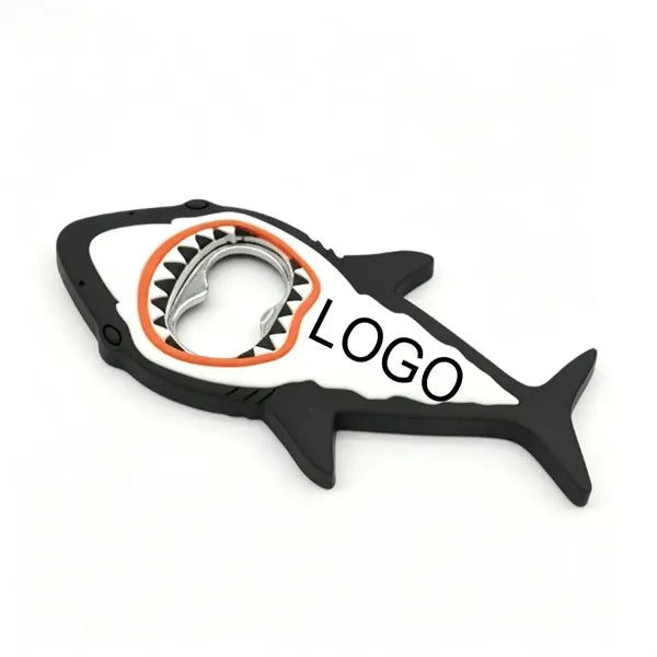 Shark Beer Bottle Opener Refrigerator Magnet