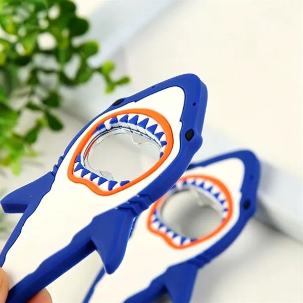 Shark Beer Bottle Opener Refrigerator Magnet