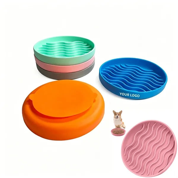 Pet Silicone Plate Cat Dog Slow Food Mat